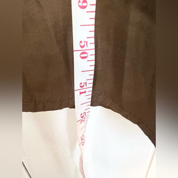 Anthropologie Grade and Gather Starla one shoulder dress brown satin neutral - Picture 8 of 9